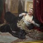 Surprise At Painting Subject Nipple Rub