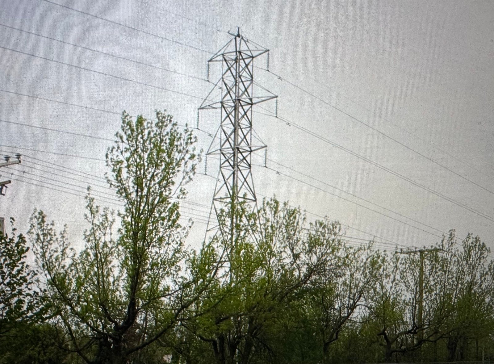 high voltage wires